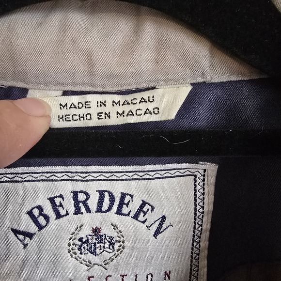 Aberdeen collection mens blue bomber jacket Large with adjustable cuffs - Picture 4 of 16